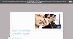 Desktop Screenshot of kredit24international.de