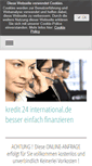 Mobile Screenshot of kredit24international.de