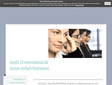 Tablet Screenshot of kredit24international.de